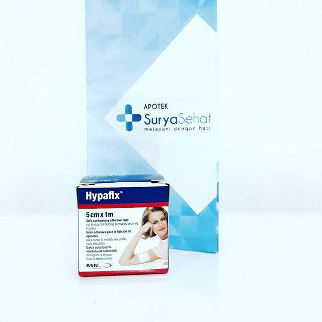 Hypafix 5cm x 1m BSN - Pembalut luka - Perekat - Hypafik - hipafix