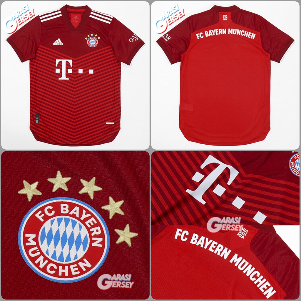 Jersey Sepak Bola Munchen Home Player Issue 2020/2021 Bayern Munchen Home