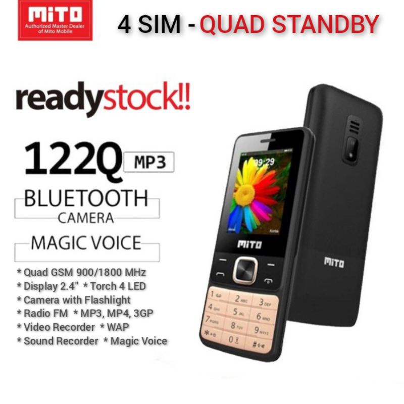 MITO 122Q 4 SIM QUAD STANDBY
