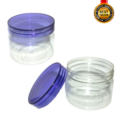 Toples Tabung Jar 330ml Toples Bulat Bening Pet Transparan