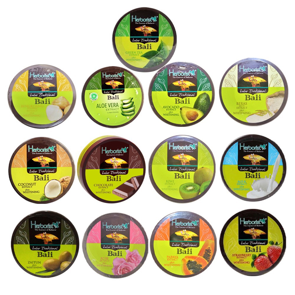 Herborist Lulur Bali 100gr All Variant ORIGINAL-BPOM