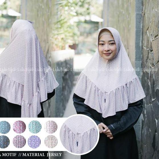 TERLARIS Lulu Hijab Syafira Motif .,.,.,.