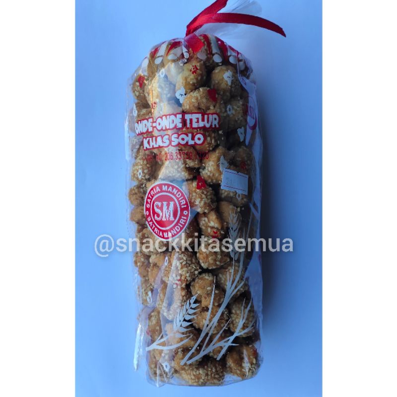 

ONDE ONDE 300 gr MERK SM SATRIA MANDIRI KHAS SOLO
