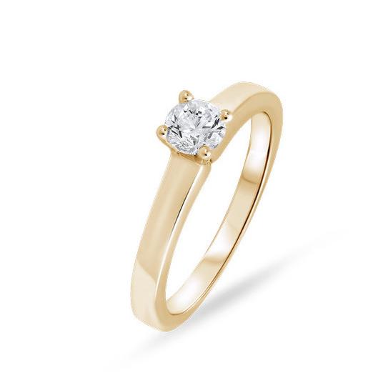 PROMO 1901 Jewelry Cincin Solitaire Swarovski One Lapis Emas