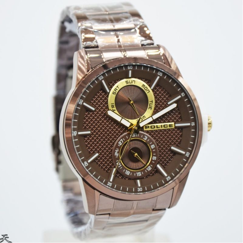 Jam Tangan Pria Police 15534JS Rantai Original Murah