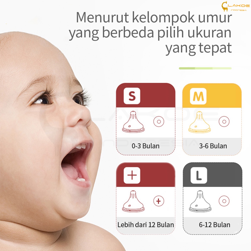 LAKOE DOT WIDE NECK / empeng bayi