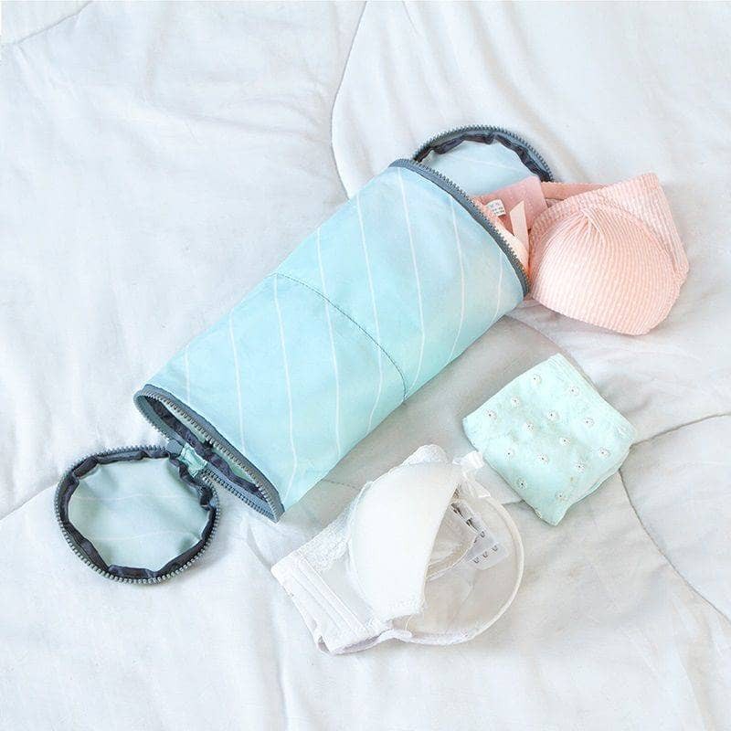 Tempat Bra Kosmetik Serba Guna 2 Sisi Travel Organizer Pouch Bag Doky