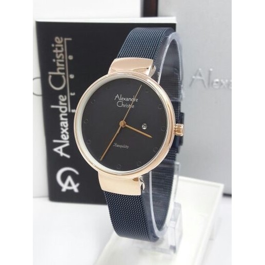 Jam Tangan Wanita Alexandre Christie AC 2509 LH BERG Original