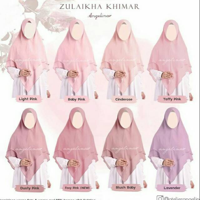 PL Zulaikha Khimar HP/S Dusty Pink