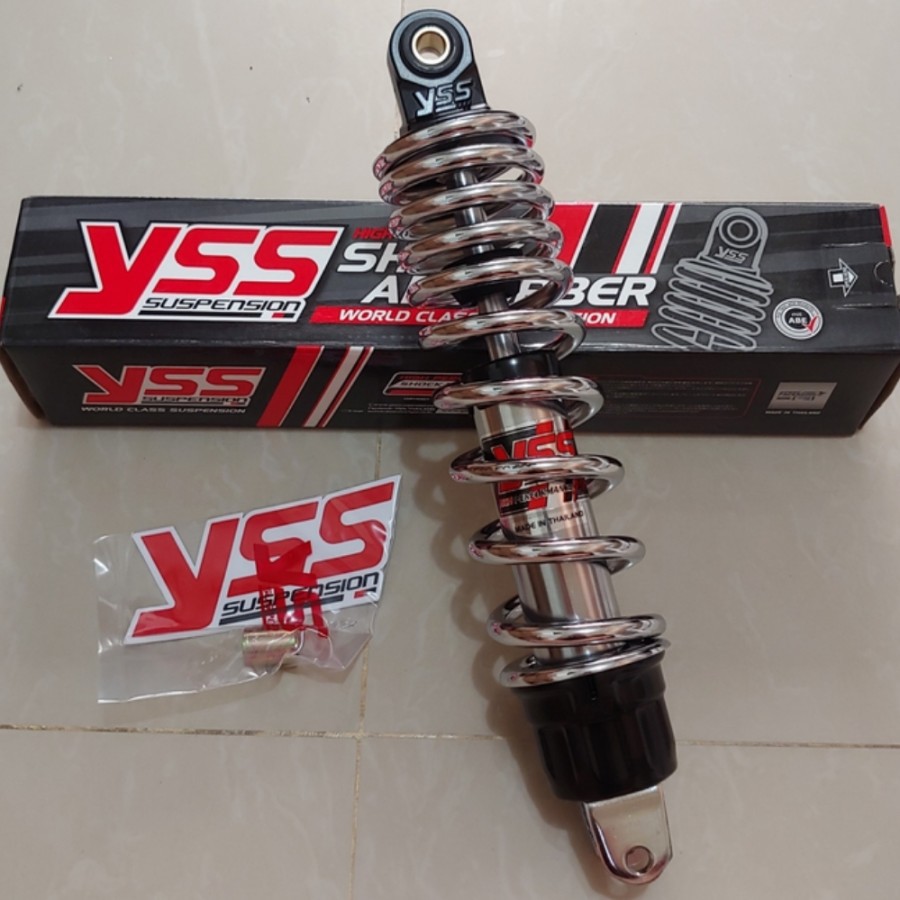 Shockbreaker Shock YSS Matic Pro ZR 300 mm Chrome YSS Mio Beat Vario Crome