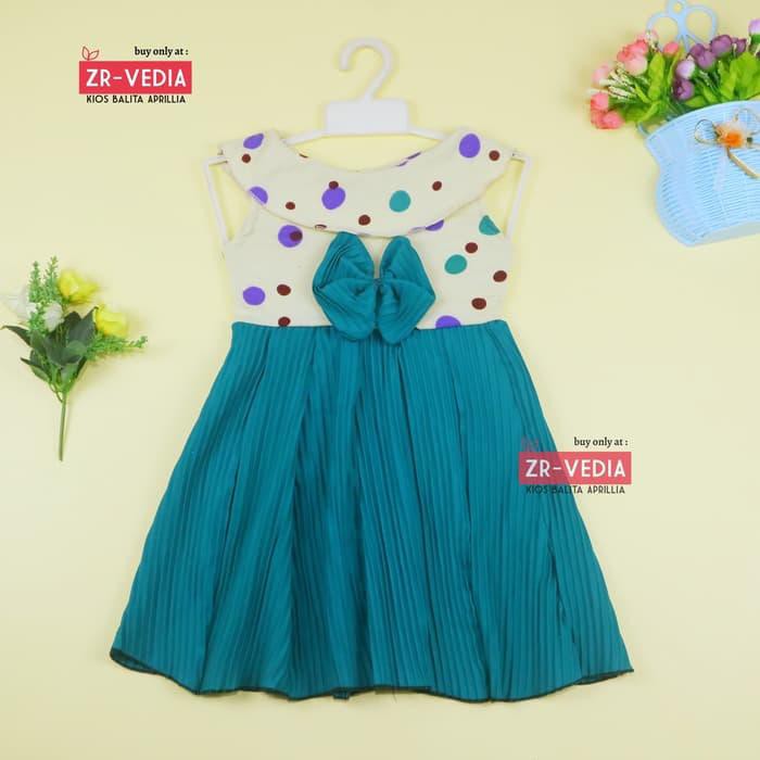 Dress Najwa uk 6-7 Tahun / Dres Cantika Yukensi Baju Anak Perempuan Murah