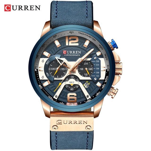 CURREN 8329 Jam Tangan Pria Analog Chronograph WK-SBY