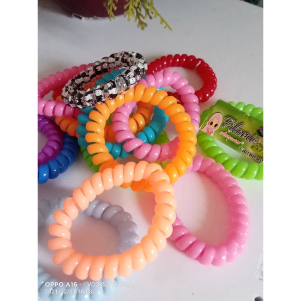 Ikat Rambut Spiral Kunciran Rambut Kabel jumbo