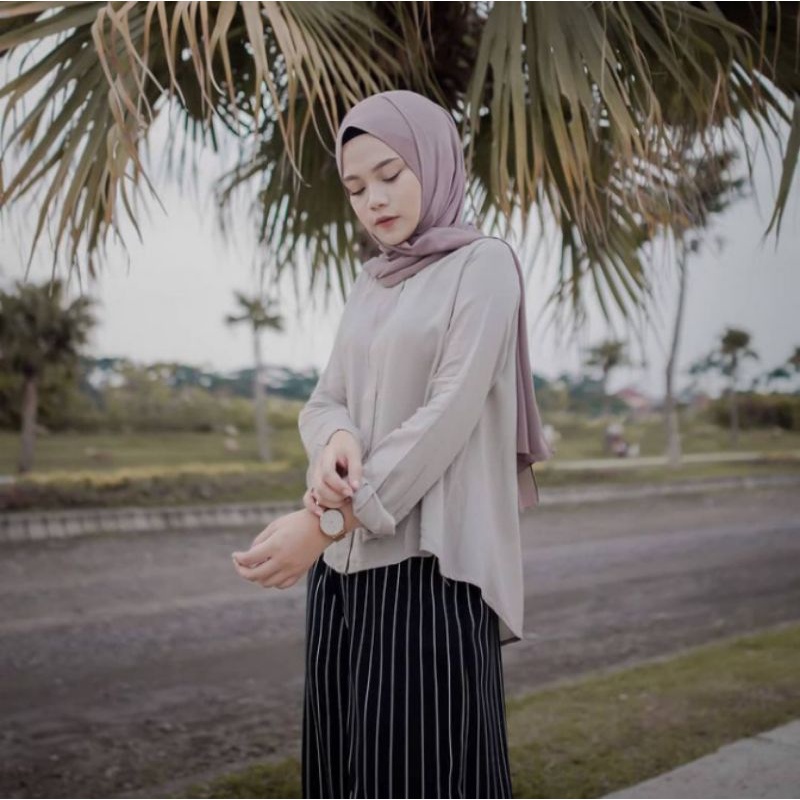 KEMEJA WANITA | KEMEJA TUNIK RAYON | KEMEJA RAYON WANITA | KEMEJA WANITA RAYON JUMBO | KEMEJA POLOS 