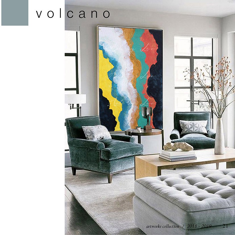 Dekorasi Dinding / Poster / Lukisan Abstrak /  Lukisan Dinding / Lukisan Kanvas / Abstract Painting