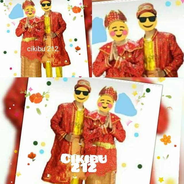 Baju adat Palembang dewasa