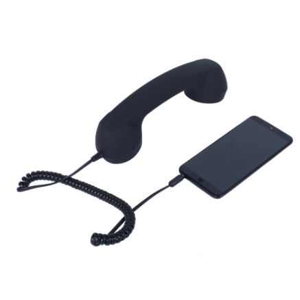 Cocophone Headset anti radiasi hp laptop model gagang telepon [READY STOCK]