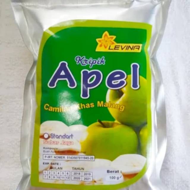 

Promo Keripik Kripik Apel Oleh - Oleh Camilan Khas Malang 100 Gr