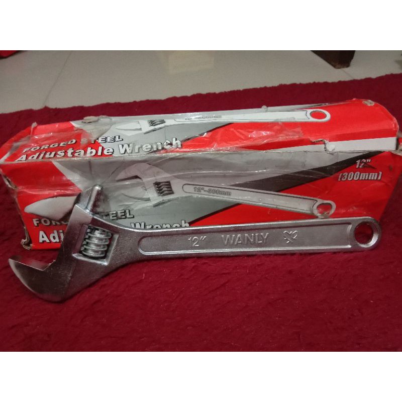 Kunci Inggris 12 inch / Kunci Bago / Adjustable Wrench