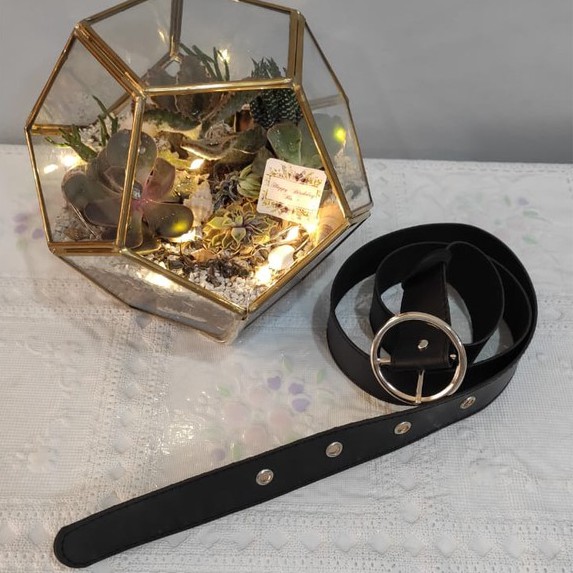 VANILLESHOP - Ikat Pinggang Wanita Ring Belt KOREA BELTIC EYELETS STRADY-RING VALVE