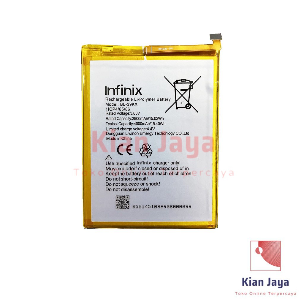 Baterai Infinix HOT 7 Pro / Infinix S4 / X626 / BL-39KX Batre Batrai Battery Hp BL39KX Original