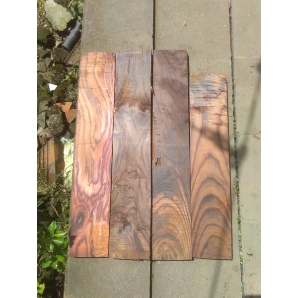 papan kayu sonokeling full galih 4 pcs
