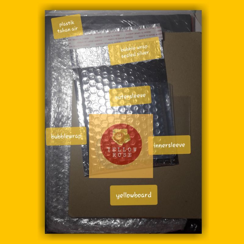 

Tambahan Packing untuk Photocard/Circlecard/Poster/Sticker khusus Pelanggan Yellow Rose Shop