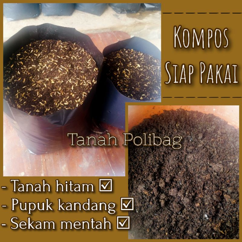 Tanah subur_Kompos siap pakai_Organik 2 kg