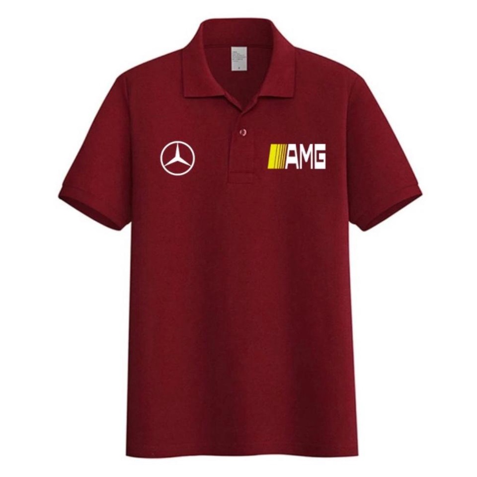 Noveli wear - Kaos kerah pria | kaos polo shirt | kaos polo distro logo AMG