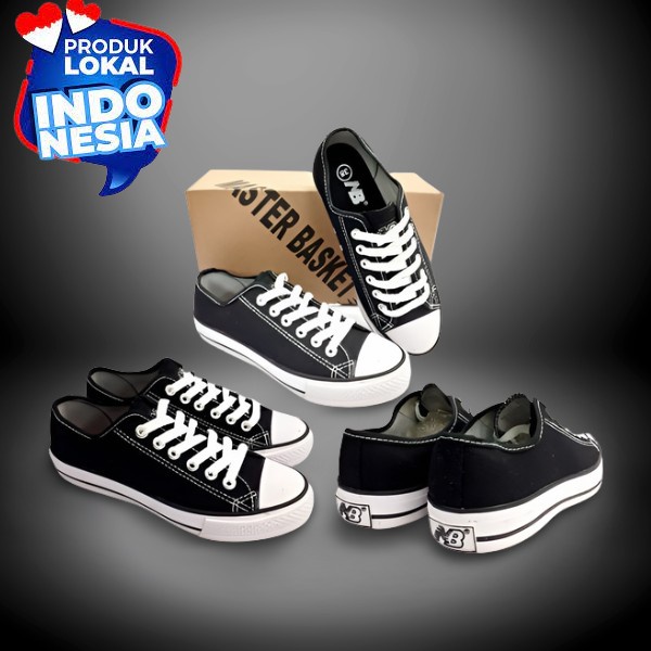 Sepatu Sneakers MB MASTER BASKET 807 SIZE 37~42 - Sepatu Sekolah Tali-SEPATU SEKOLAH MB MASTER BASKE