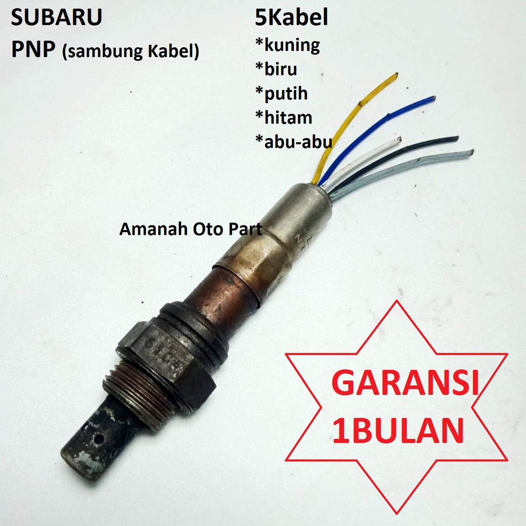 Sensor oxygen SUBARU oksigen CO2 O2 COPOTAN ASLI ORIGINAL ORI  5 KABEL suzuki