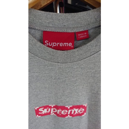 kaos supreme x Luis voitton original//kaos supreme Made In Canada second
