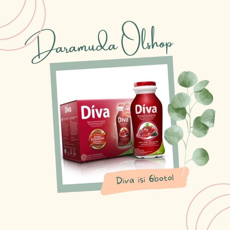 DIVA BEAUTY DRINK DIVA COLLAGEN DIVA BEAUTY KECANTIKAN  6x85ML