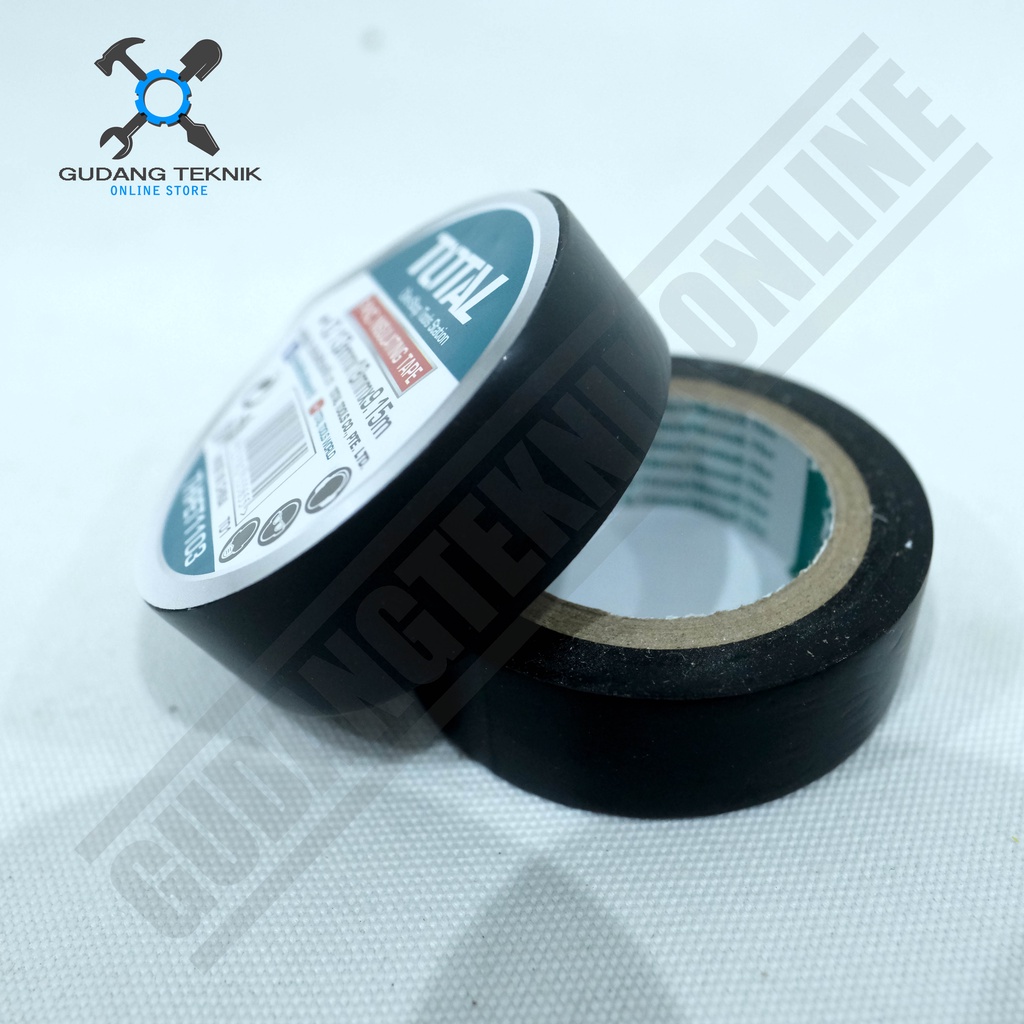 Isolasi Lakban Listrik Kabel PVC TOTAL THPET1103 / Insulating Tape Solasi Kabel PVC TOTAL THPET 1103