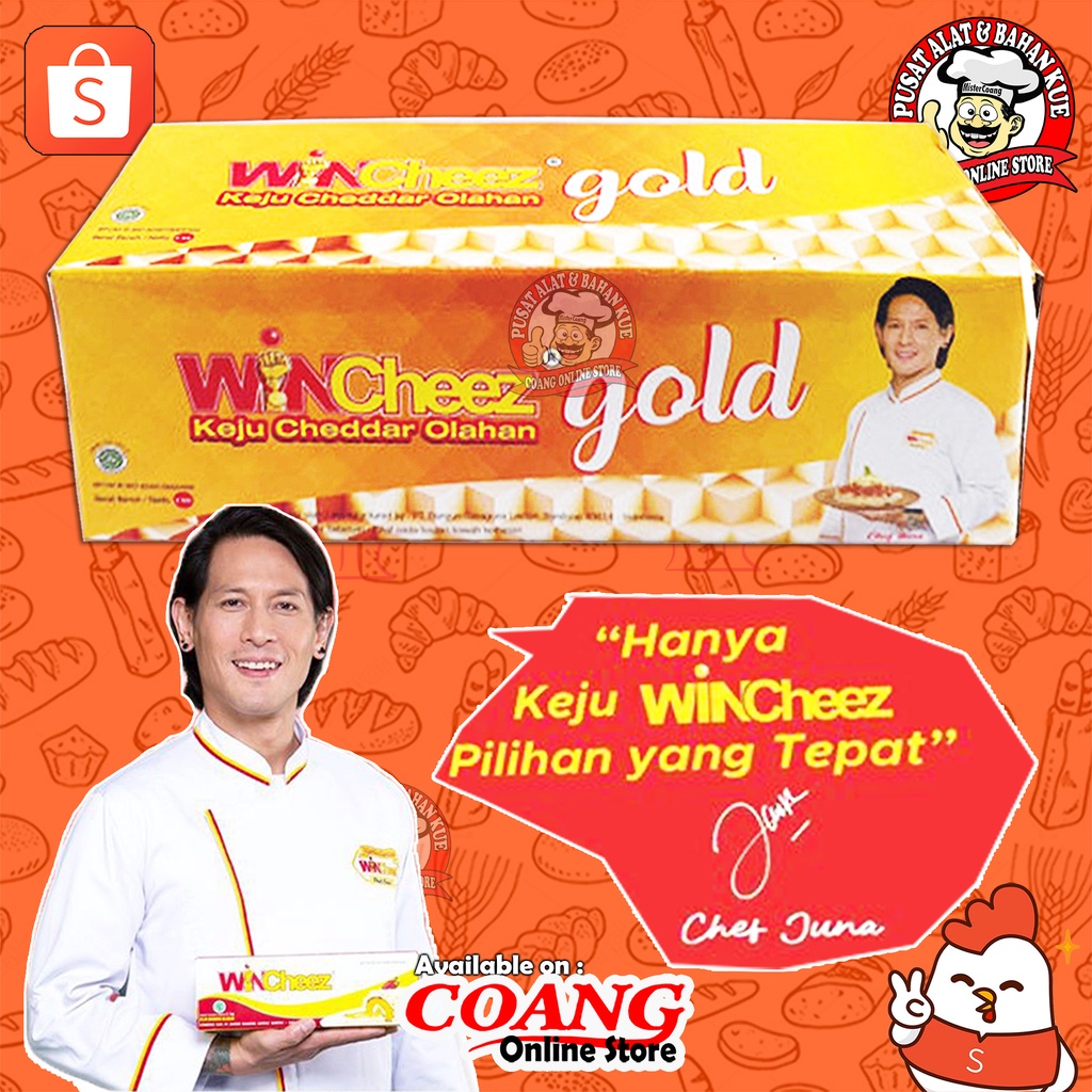 

WINCHEEZ GOLD 2 KG - KEJU CHEDDAR PILIHAN