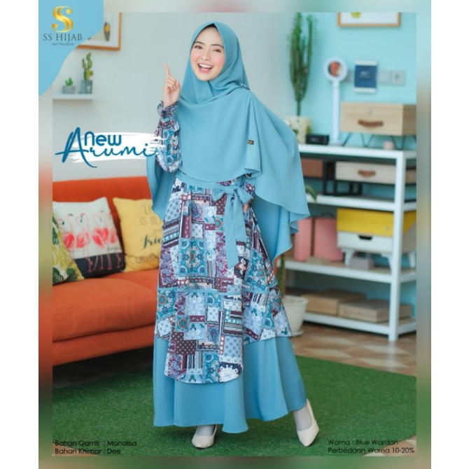 Arumy gamis set by SS Hijab