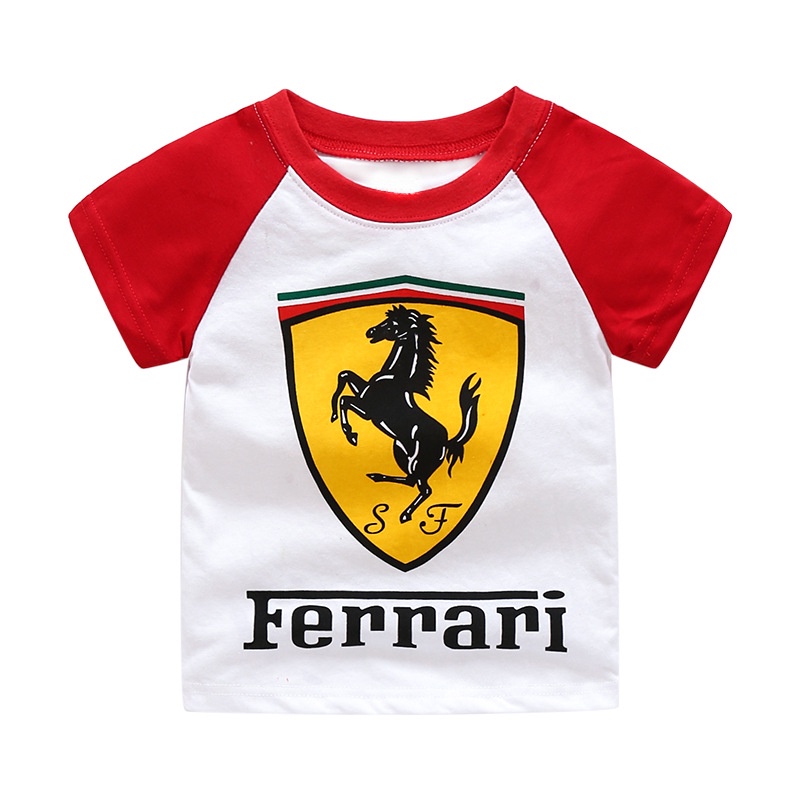 Baju Bayi Ferrari Setelan Tidur Baju Tidur Baju Main Anak Menarik Tampan Lengan Pendek Dan Celana Tidur Kartun impor