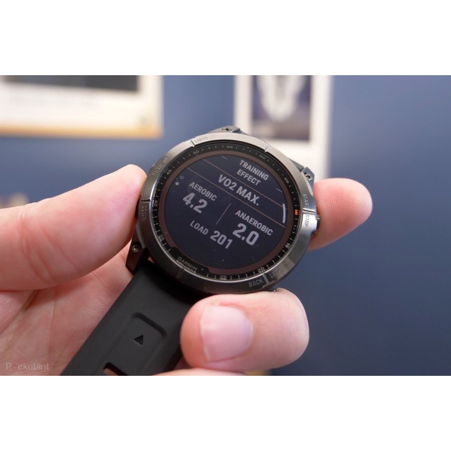 Garmin Fenix 7 Solar Sapphire Carbon Gray DLC Titanium Silicon Band Garansi Resmi TAM 2 tahun