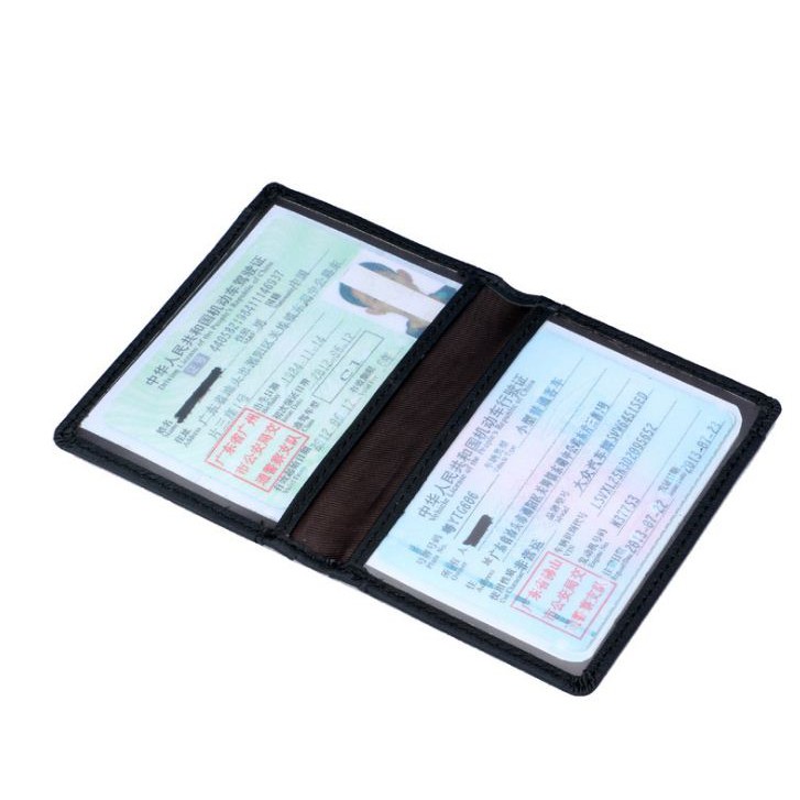 DKER D3026 Card Holder Dompet Kartu Slim Tipis Kulit Asli