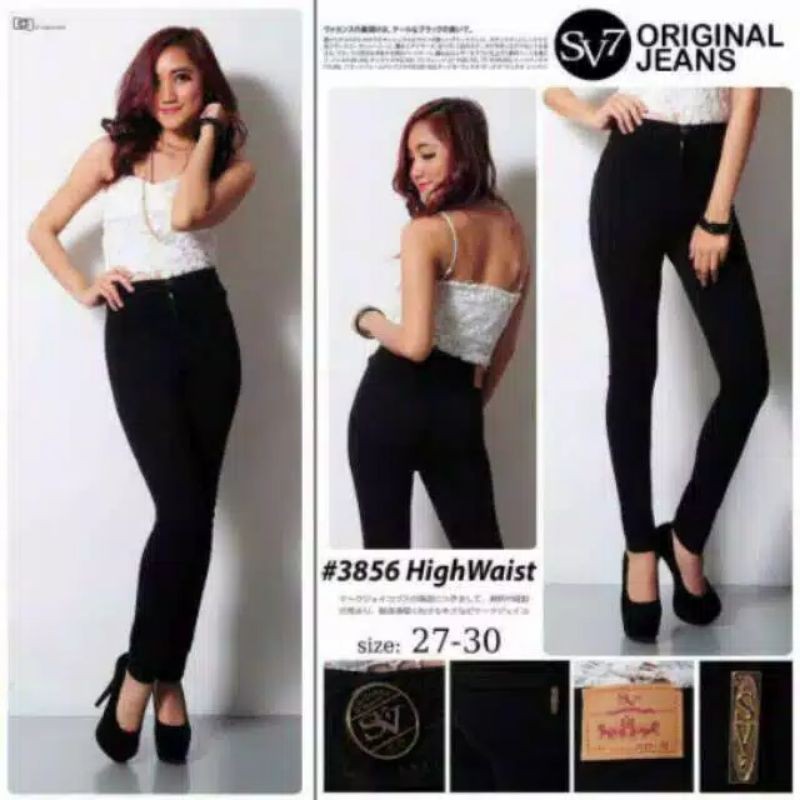 CELANA HIGHT WAIST SV/JEANS HW SV