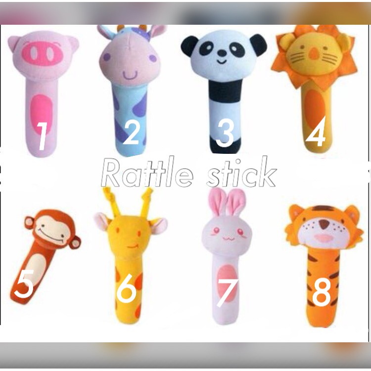 Rattle Stick Baby (rattle bayi) Animal CBKS LC VC