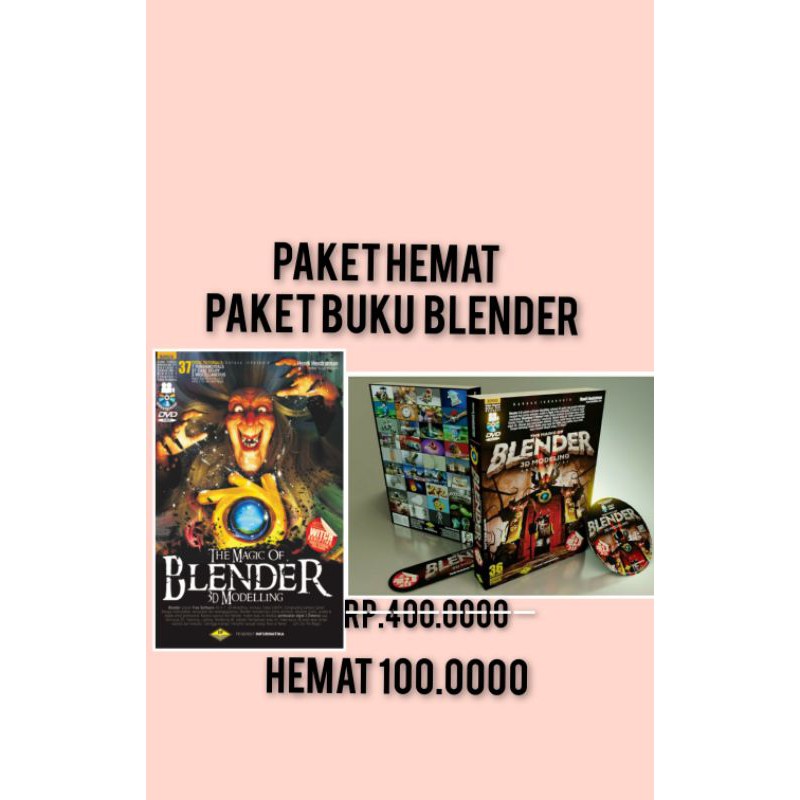 buku paket the magic of blender original