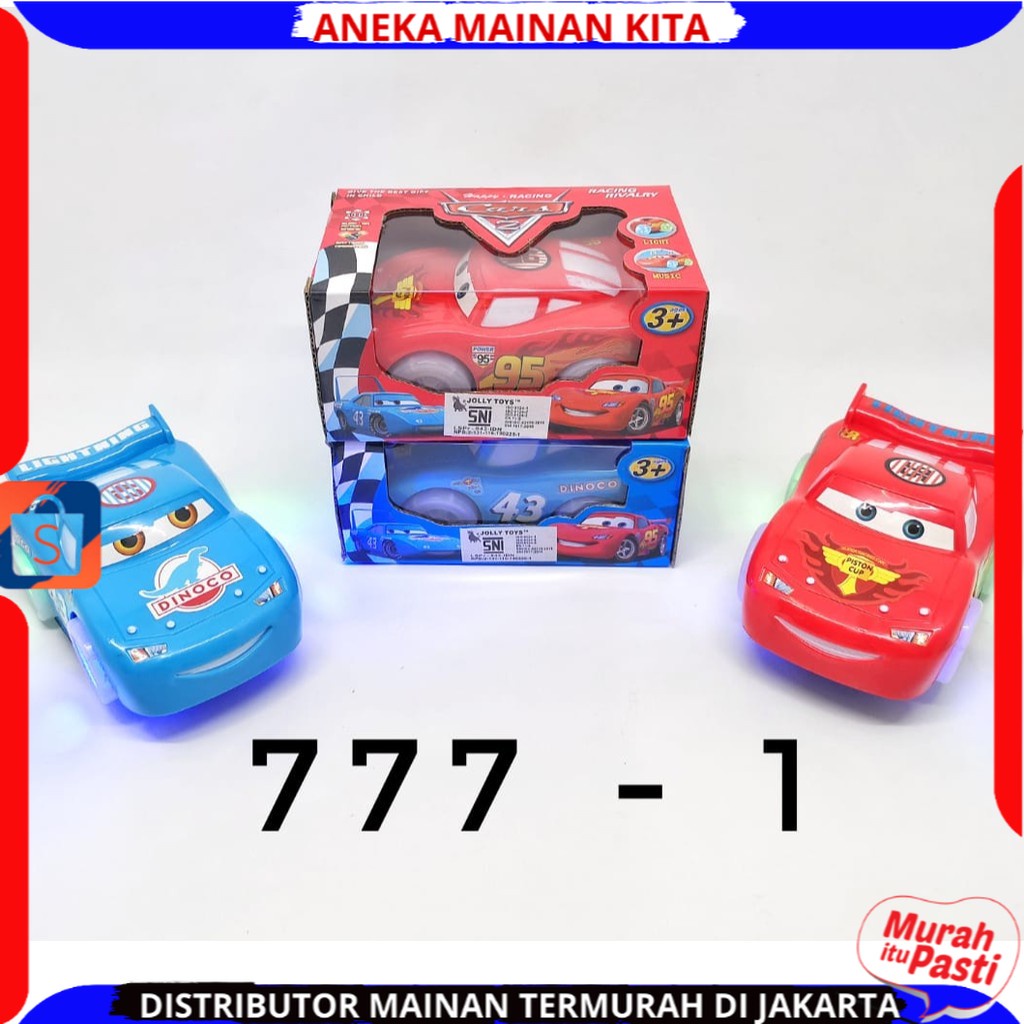 Promo Mainan Anak Mobil Racing Sport Cars Bump And Go Ada Musik Dan Lampu