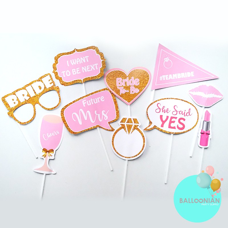 Photo booth Props Bridal Shower/PhotoBooth Bride To Be