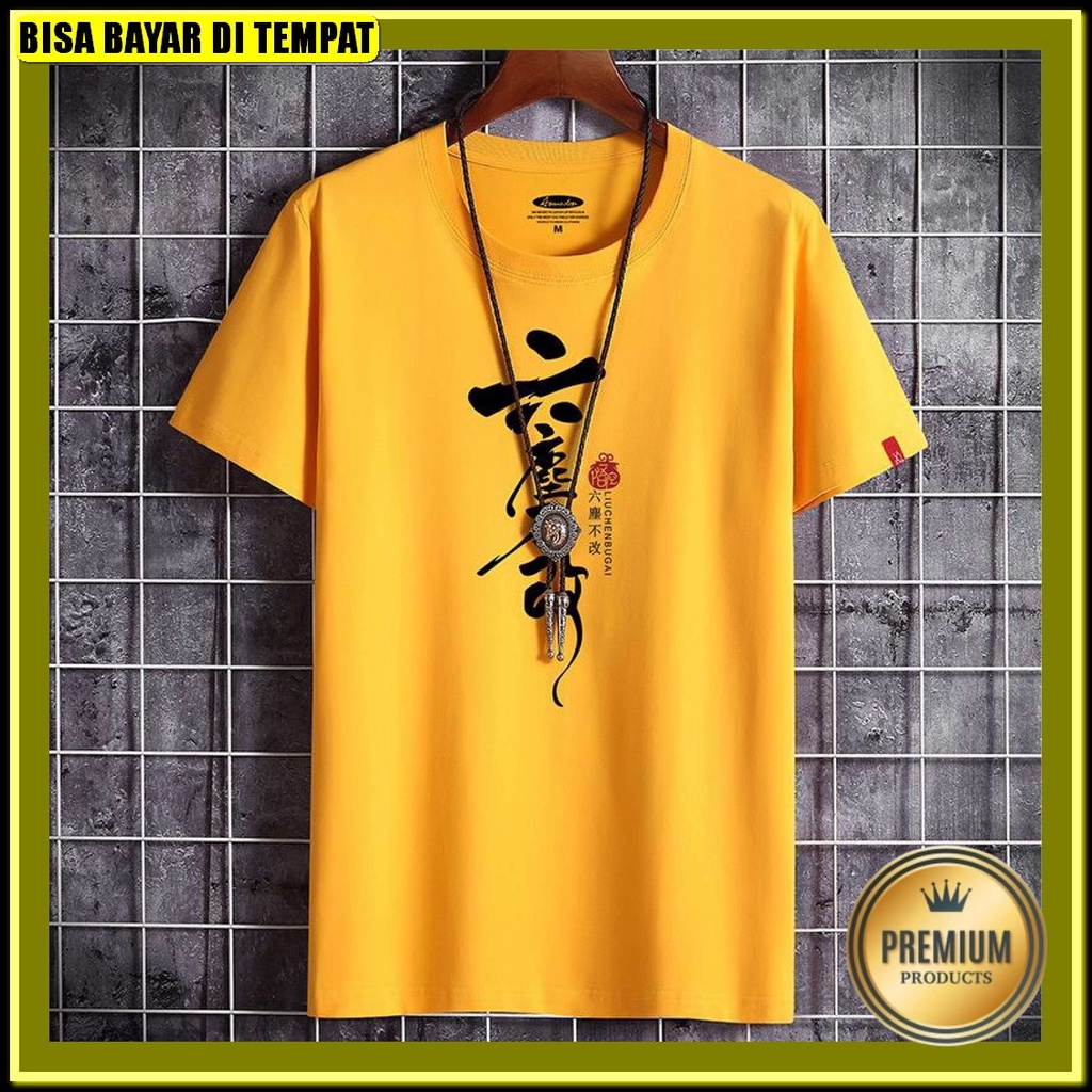 Kaos Murah Dewasa Unisex Cowok Baju Pria Import Atasan Kaos Distro Kaos 3Second Pakaian Pria Baju Pr