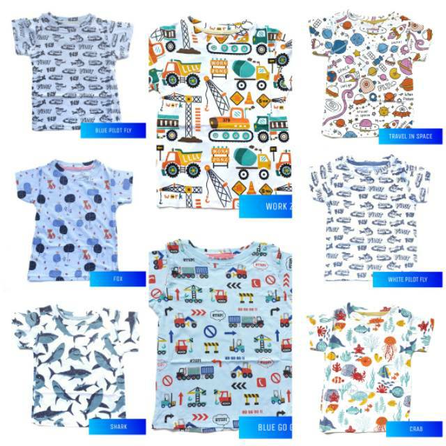 Kaos Anak Laki Print Tee LOOPIE KIDS