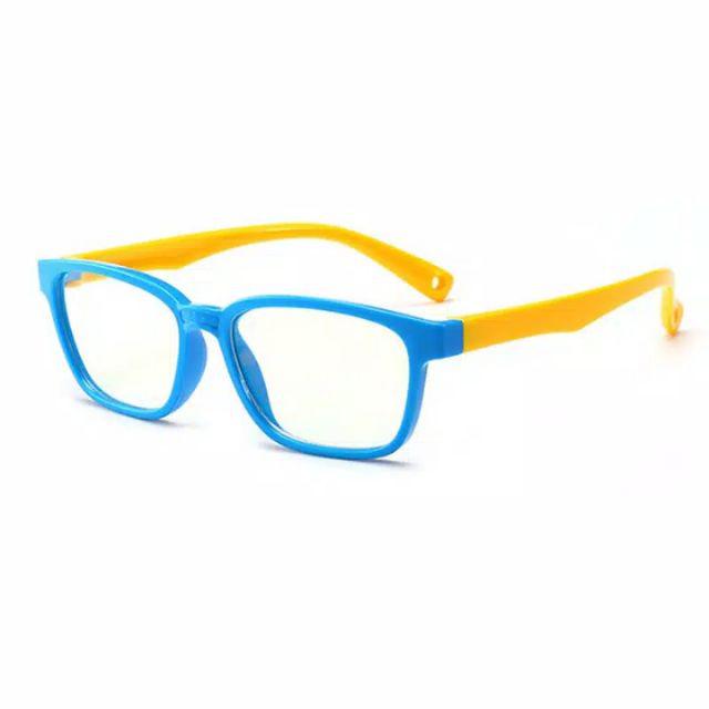 Kacamata Anak Anti Radiasi HP Komputer Laptop Tablet LCD TV Monitor-Biru-kuning (no. 6)