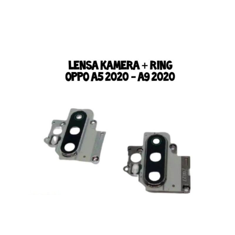 RING KACA KAMERA BELAKANG OPPO A5 2020 A9 2020 - LENSA KAMERA + RING FULLSET ORIGINAL