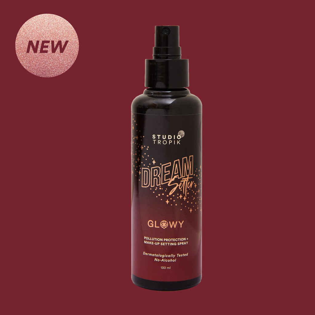 Studio Tropik DreamSetter Coklat Glowy : Pollution Protection Make-up Setting Spray