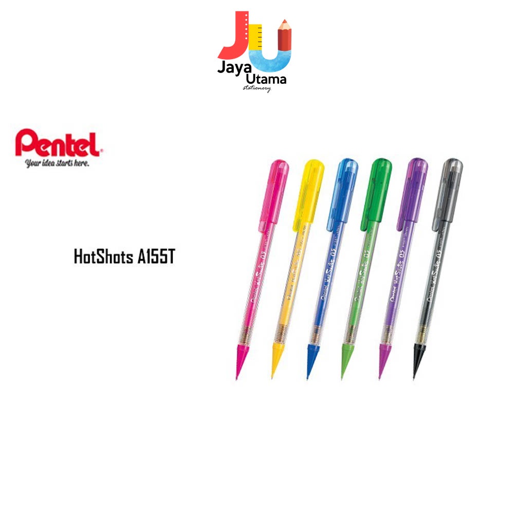 

Pentel Mekanik Pensil A 155 Hot Shot